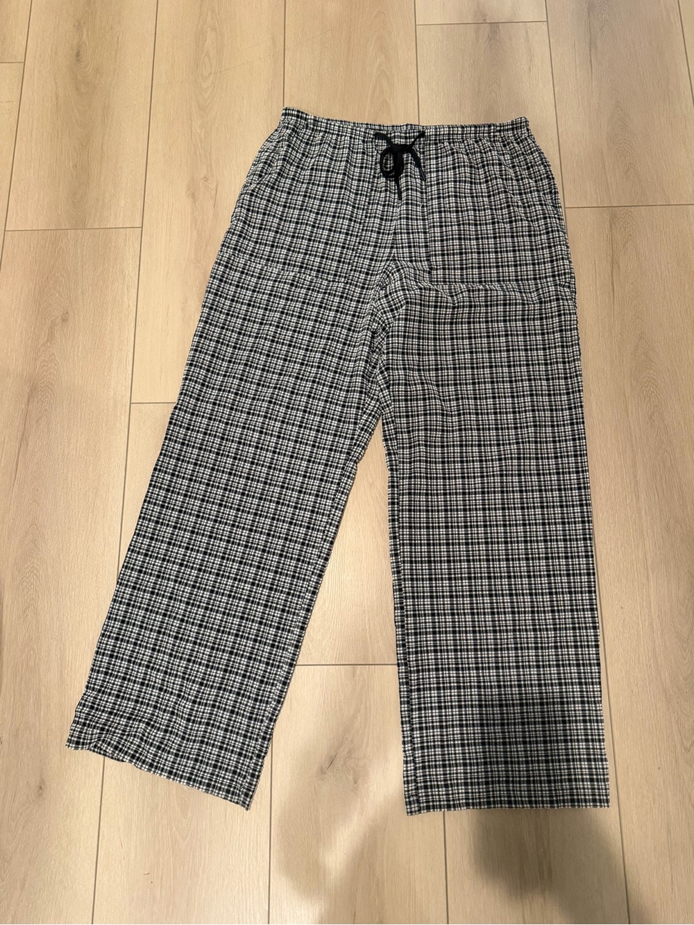 Black & White Plaid women’s Lounge Pants